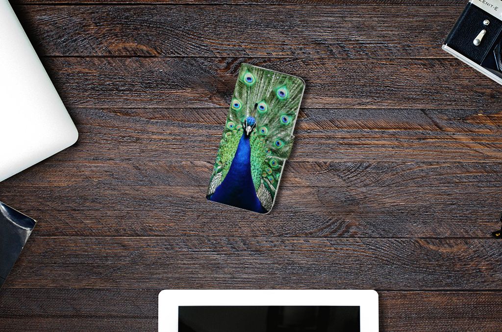 Samsung Galaxy S20 Plus Telefoonhoesje met Pasjes Pauw