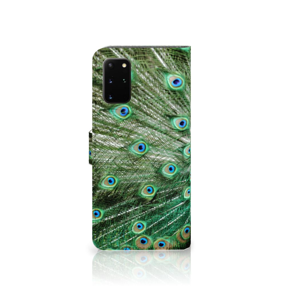 Samsung Galaxy S20 Plus Telefoonhoesje met Pasjes Pauw