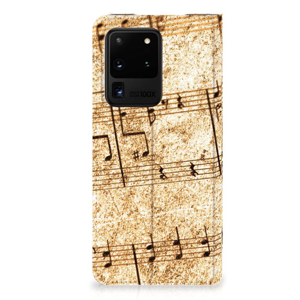 Samsung Galaxy S20 Ultra Stand Case Bladmuziek - B2C Telecom