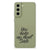 Samsung Galaxy S21FE Siliconen hoesje met naam Heart Smile achterkant design