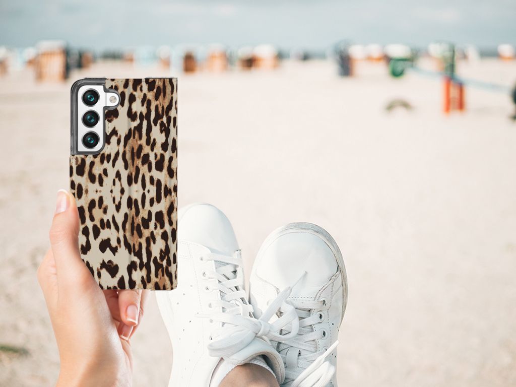 Samsung Galaxy S22 Hoesje maken Leopard - B2C Telecom