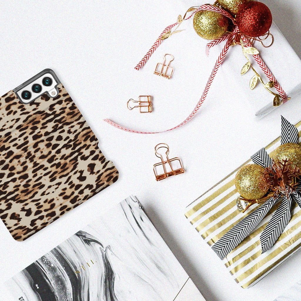 Samsung Galaxy S22 Hoesje maken Leopard - B2C Telecom