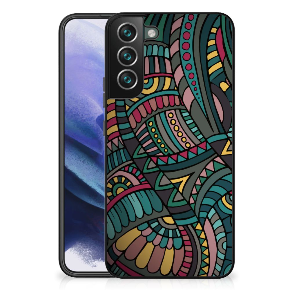 Samsung Galaxy S22 Plus Back Case Aztec back case opvallend design kleurige patronen