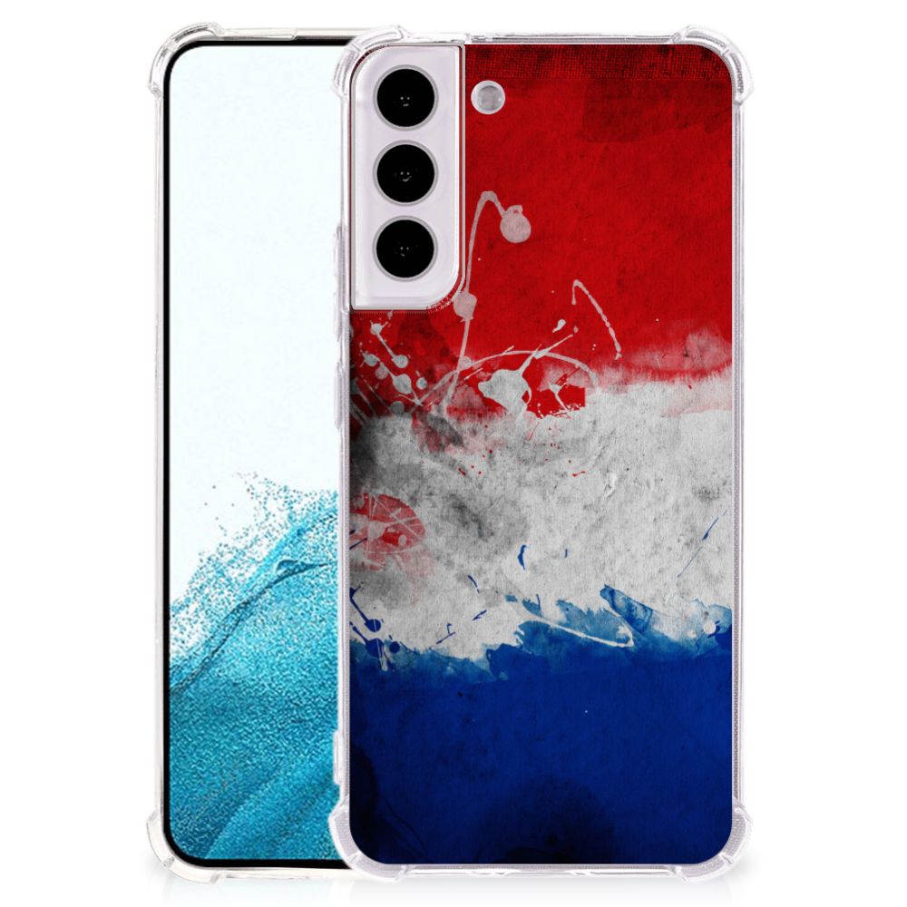 Samsung Galaxy S22 Plus Cover Case Nederland Nederlandse Vlag design voorkant