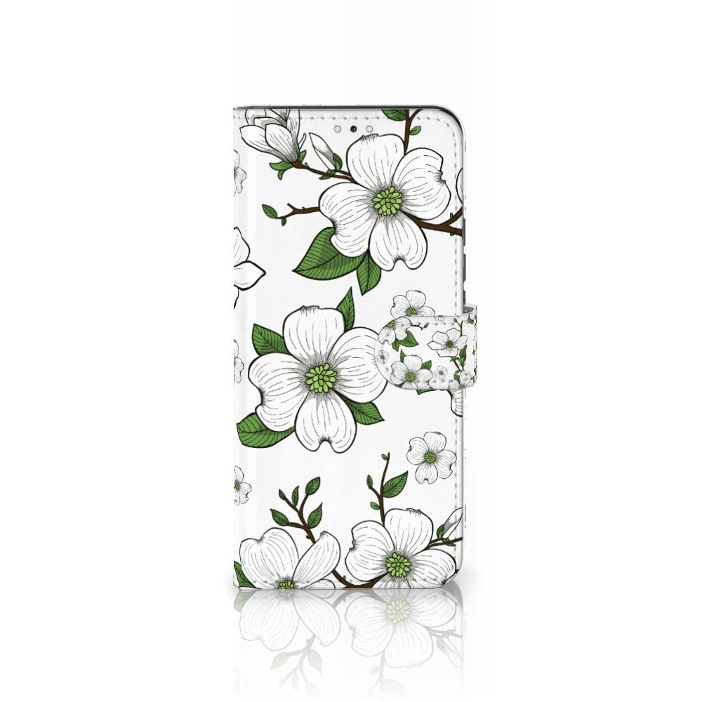 Samsung Galaxy S22 Plus Hoesje Dogwood Flowers voorkant bloemen design