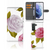 Samsung Galaxy S22 Plus Hoesje Roses telefoonhoesje rozen design voorkant achterkant binnenzijde