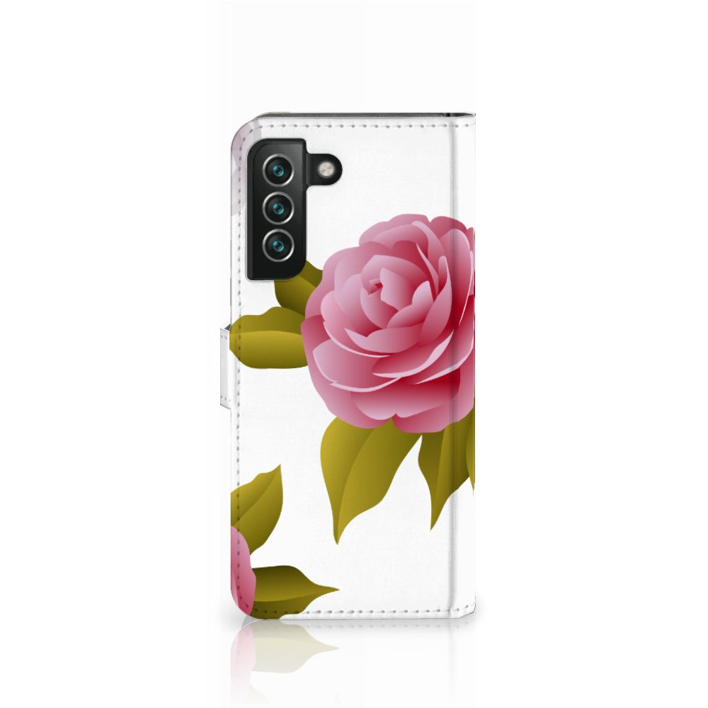 Samsung Galaxy S22 Plus Hoesje Roses telefoonhoesje roses aanzicht
