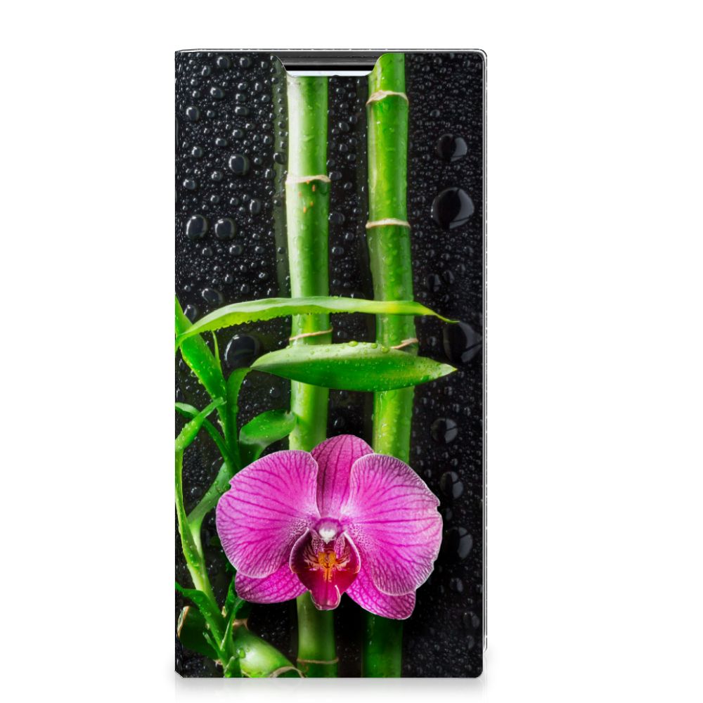 Samsung Galaxy S22 Ultra Smart Cover Orchidee designhoesje orchidee voorkant