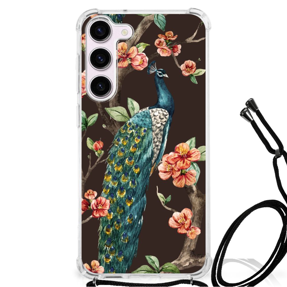 Samsung Galaxy S23 Case Anti-shock Pauw met Bloemen B2C Telecom