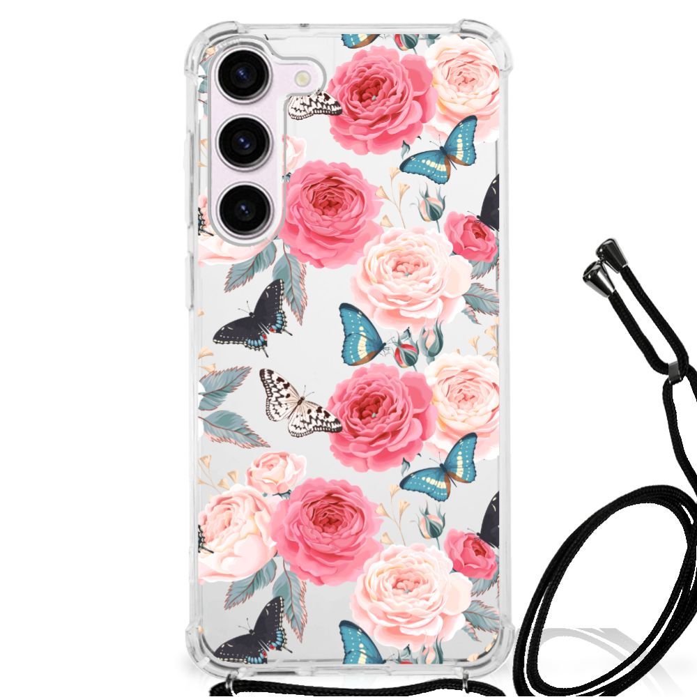 Samsung Galaxy S23 Case Butterfly Roses B2C Telecom