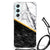 Samsung Galaxy S23 FE Anti-Shock Hoesje Marmer Wit Zwart - Origineel Cadeau Man B2C Telecom