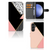 Samsung Galaxy S23 FE Book Case Zwart Roze Vormen