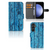 Samsung Galaxy S23 FE Book Style Case Wood Blue