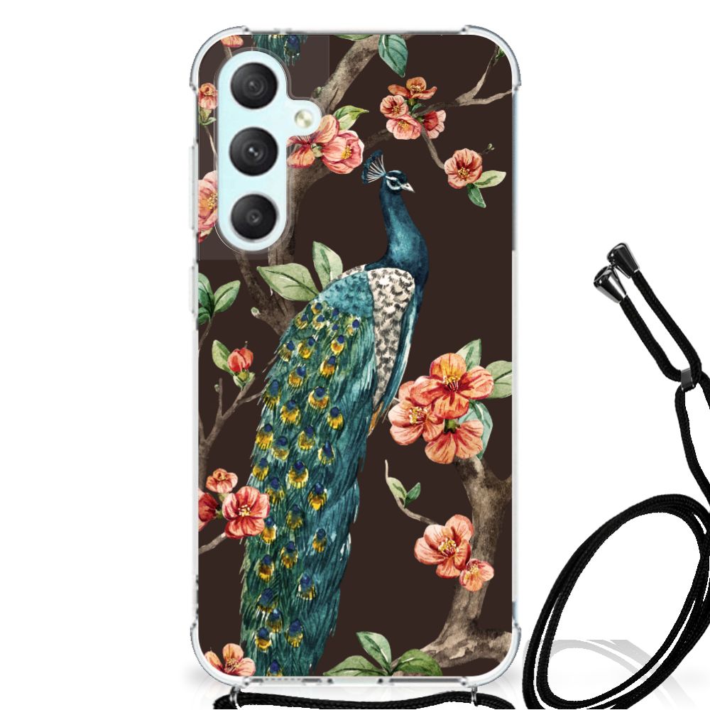 Samsung Galaxy S23 FE Case Anti-shock Pauw met Bloemen B2C Telecom