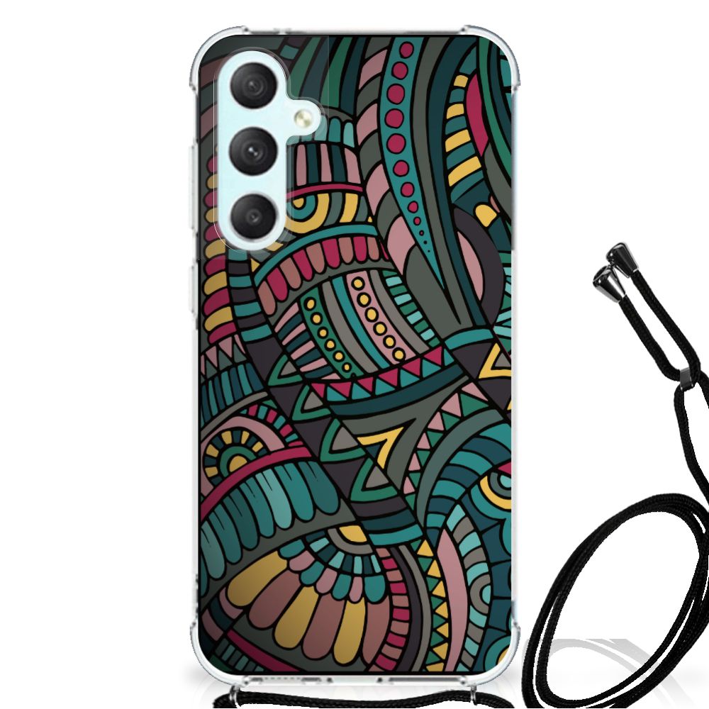 Samsung Galaxy S23 FE Doorzichtige Silicone Hoesje Aztec B2C Telecom