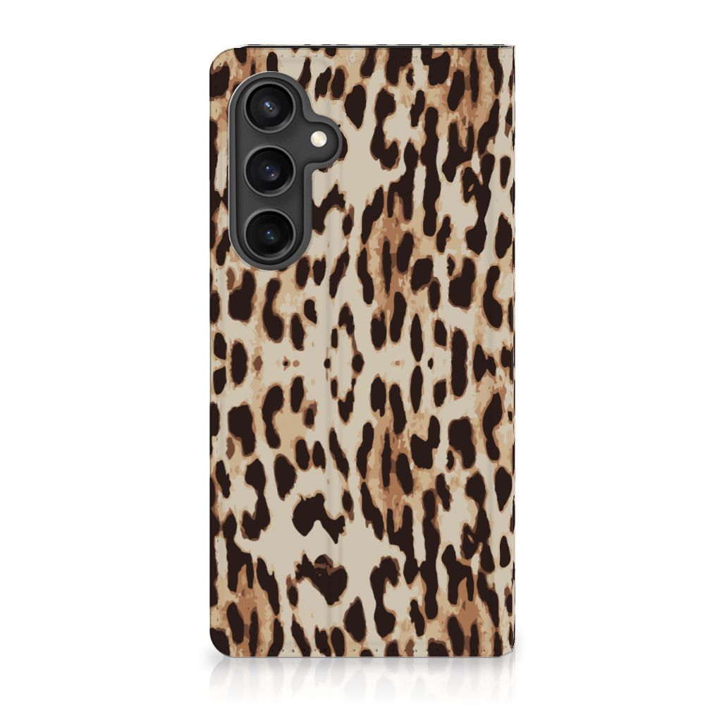 Samsung Galaxy S23 FE Hoesje maken Leopard hoesje luipaardprint achterzijde