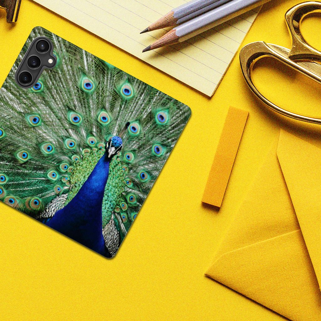 Samsung Galaxy S23 FE Hoesje maken Pauw design pauw aanzicht