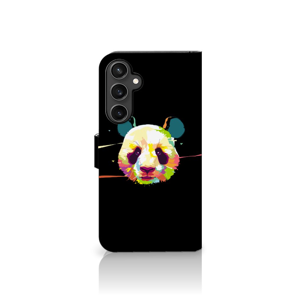 Samsung Galaxy S23 FE Leuk Hoesje Panda Color telefoonhoesje panda kleur ontwerp voorkant