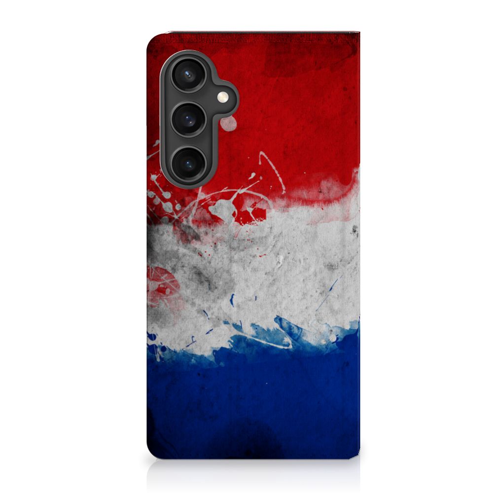 Samsung Galaxy S23 FE Standcase Nederland design Nederlandse vlag aanzicht