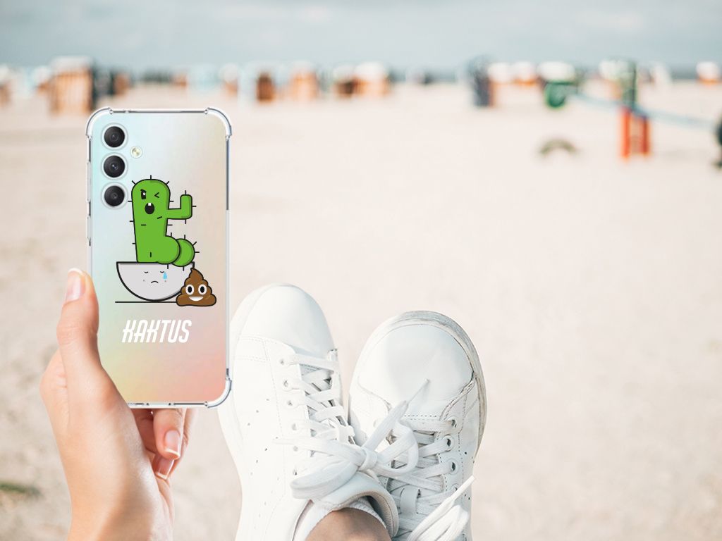 Samsung Galaxy S23 FE Stevig Bumper Hoesje Cactus Poo B2C Telecom