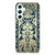Samsung Galaxy S23 FE TPU Case Beige Flowers design beige bloemen achterkant
