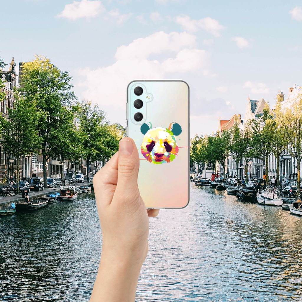 Samsung Galaxy S23 FE Telefoonhoesje met Naam Panda Color