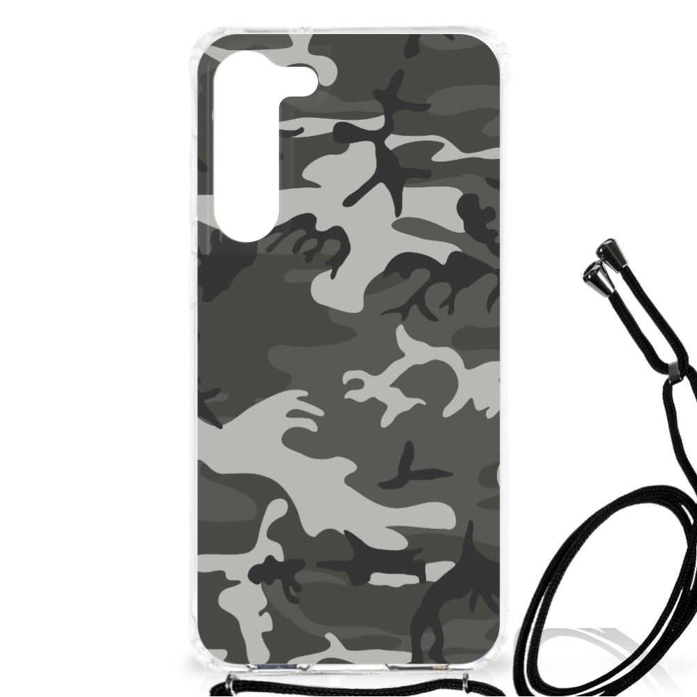 Samsung Galaxy S23 Plus Doorzichtige Silicone Hoesje Army Light B2C Telecom