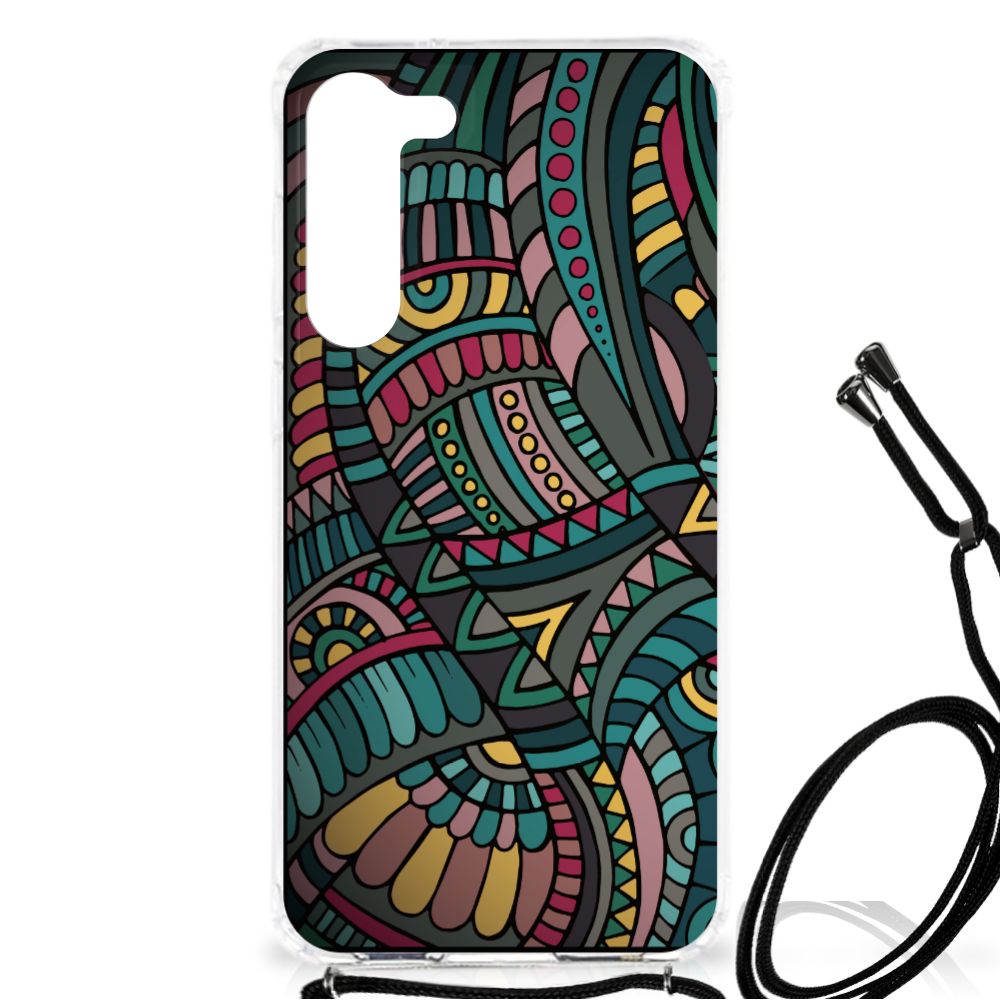 Samsung Galaxy S23 Plus Doorzichtige Silicone Hoesje Aztec B2C Telecom
