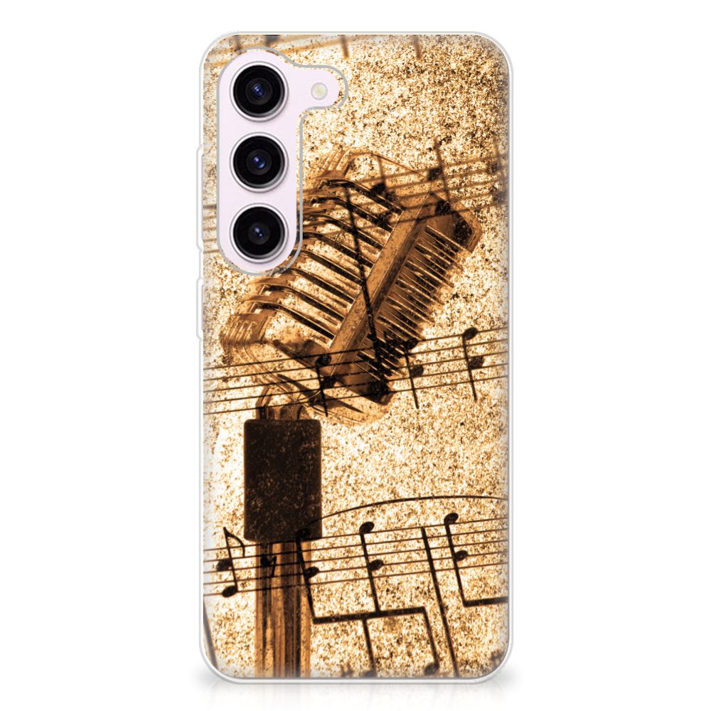 Samsung Galaxy S23 Siliconen Hoesje met foto Bladmuziek B2C Telecom