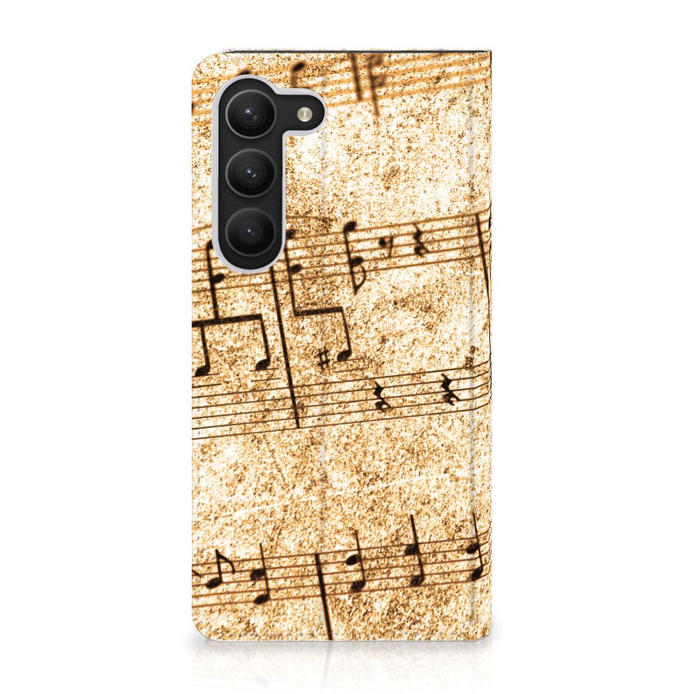 Samsung Galaxy S23 Stand Case Bladmuziek - B2C Telecom