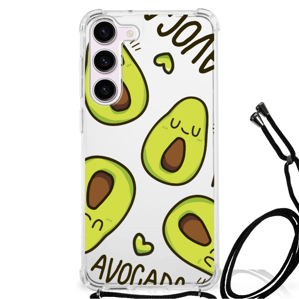 Samsung Galaxy S23 Stevig Bumper Hoesje Avocado Singing B2C Telecom