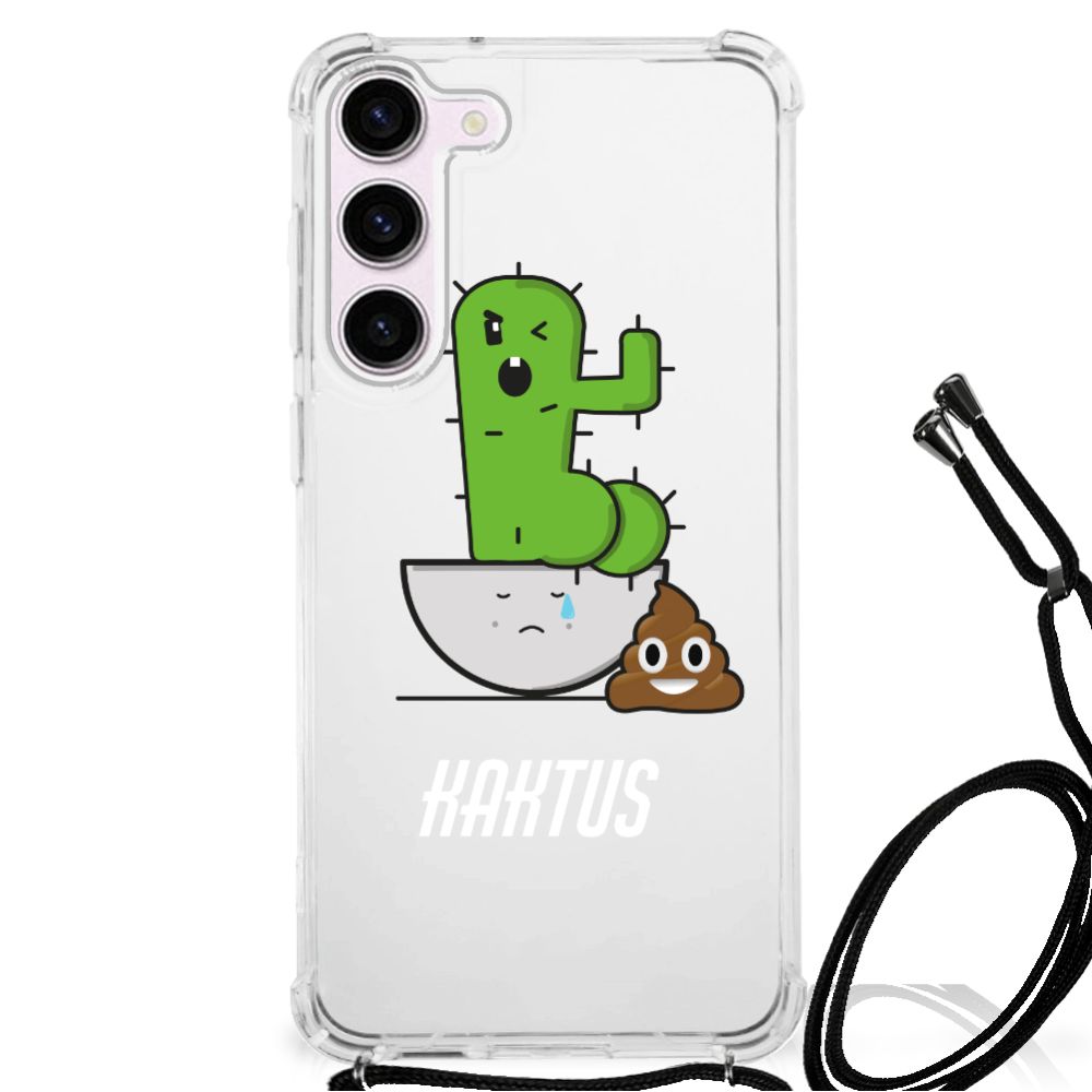 Samsung Galaxy S23 Stevig Bumper Hoesje Cactus Poo B2C Telecom