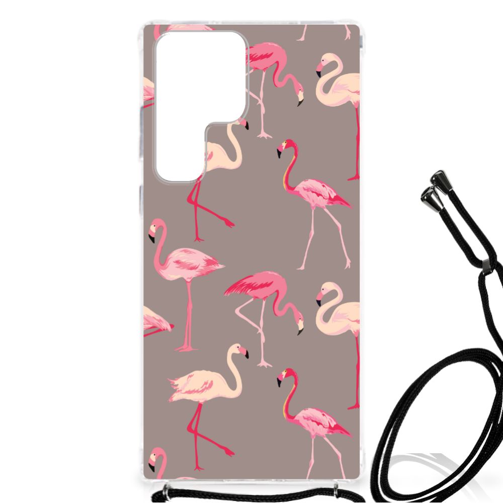 Samsung Galaxy S23 Ultra Case Anti-shock Flamingo B2C Telecom
