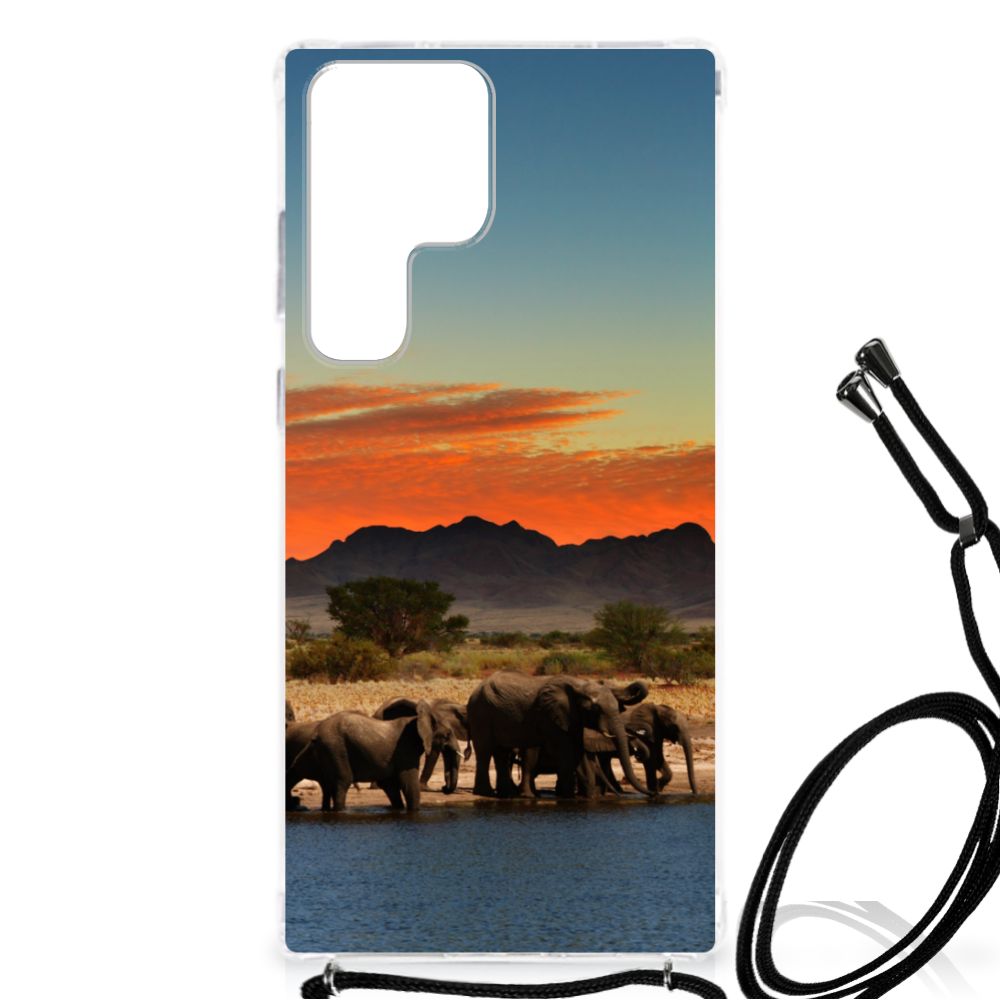 Samsung Galaxy S23 Ultra Case Anti-shock Olifanten B2C Telecom