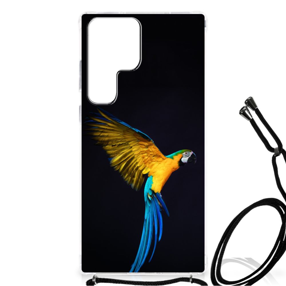 Samsung Galaxy S23 Ultra Case Anti-shock Papegaai B2C Telecom