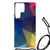 Samsung Galaxy S23 Ultra Shockproof Case Polygon Dark voorkant