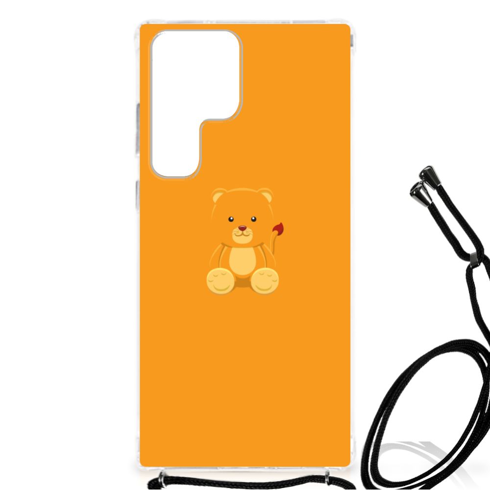 Samsung Galaxy S23 Ultra Stevig Bumper Hoesje Baby Beer B2C Telecom