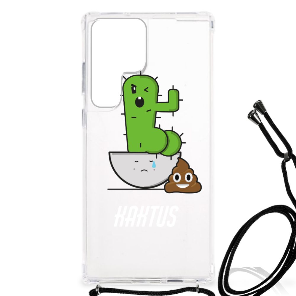 Samsung Galaxy S23 Ultra Stevig Bumper Hoesje Cactus Poo B2C Telecom