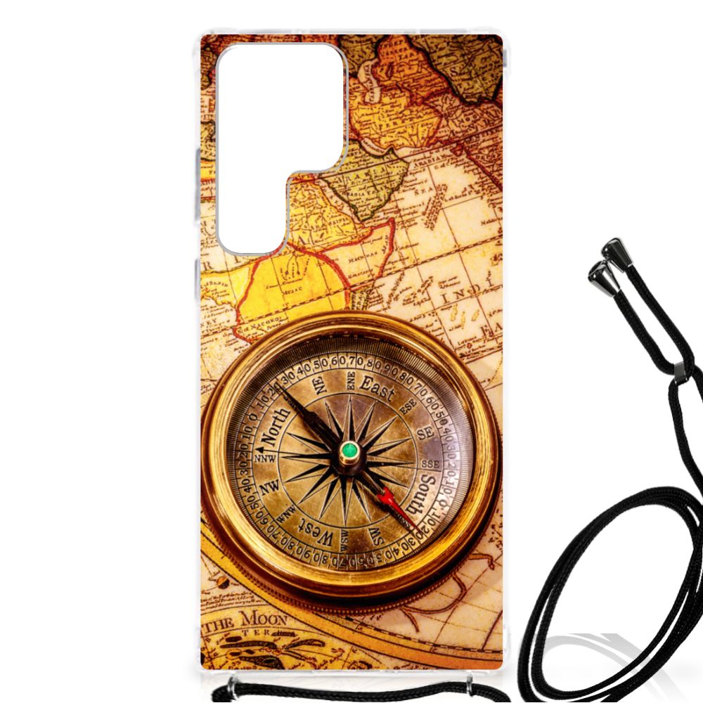 Samsung Galaxy S23 Ultra Telefoonhoesje met valbescherming Kompas B2C Telecom