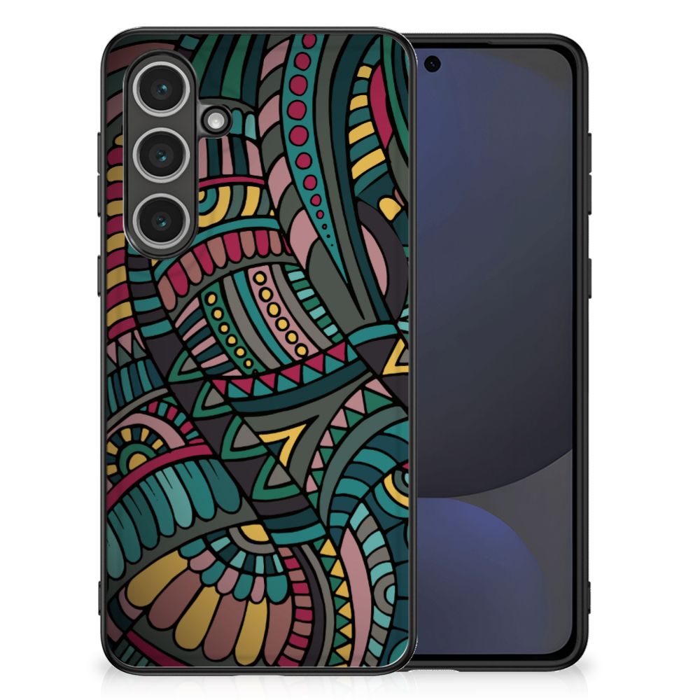 Samsung Galaxy S24 FE Back Case Aztec back cover patronen voorkant