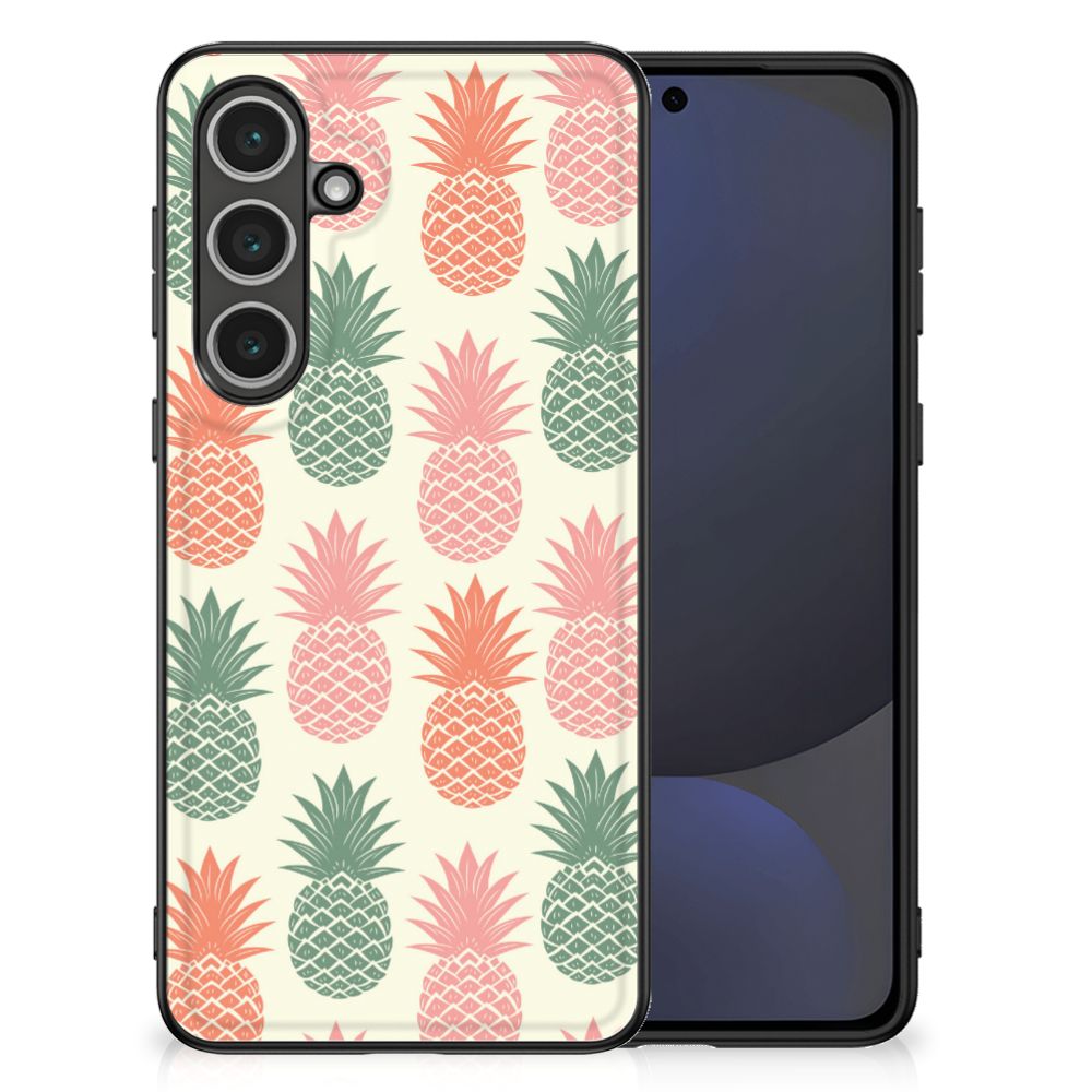 Samsung Galaxy S24 FE Back Cover Hoesje Ananas ananas print front