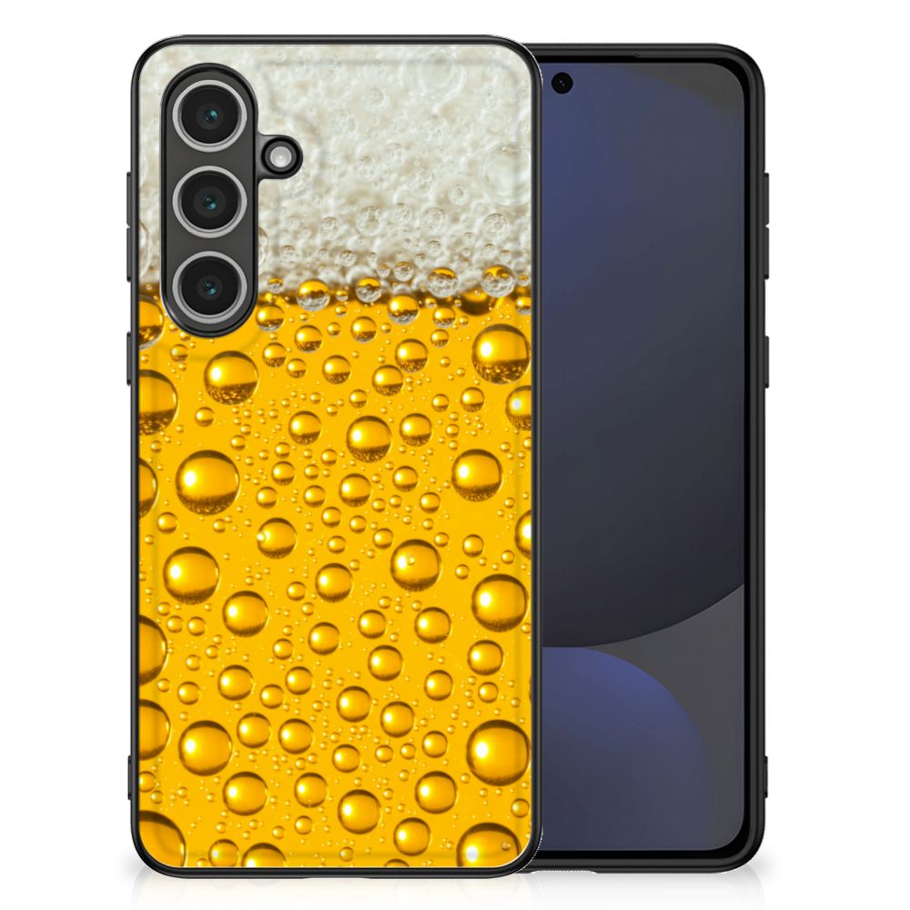Samsung Galaxy S24 FE Back Cover Hoesje Bier eten drinken design voorzijde