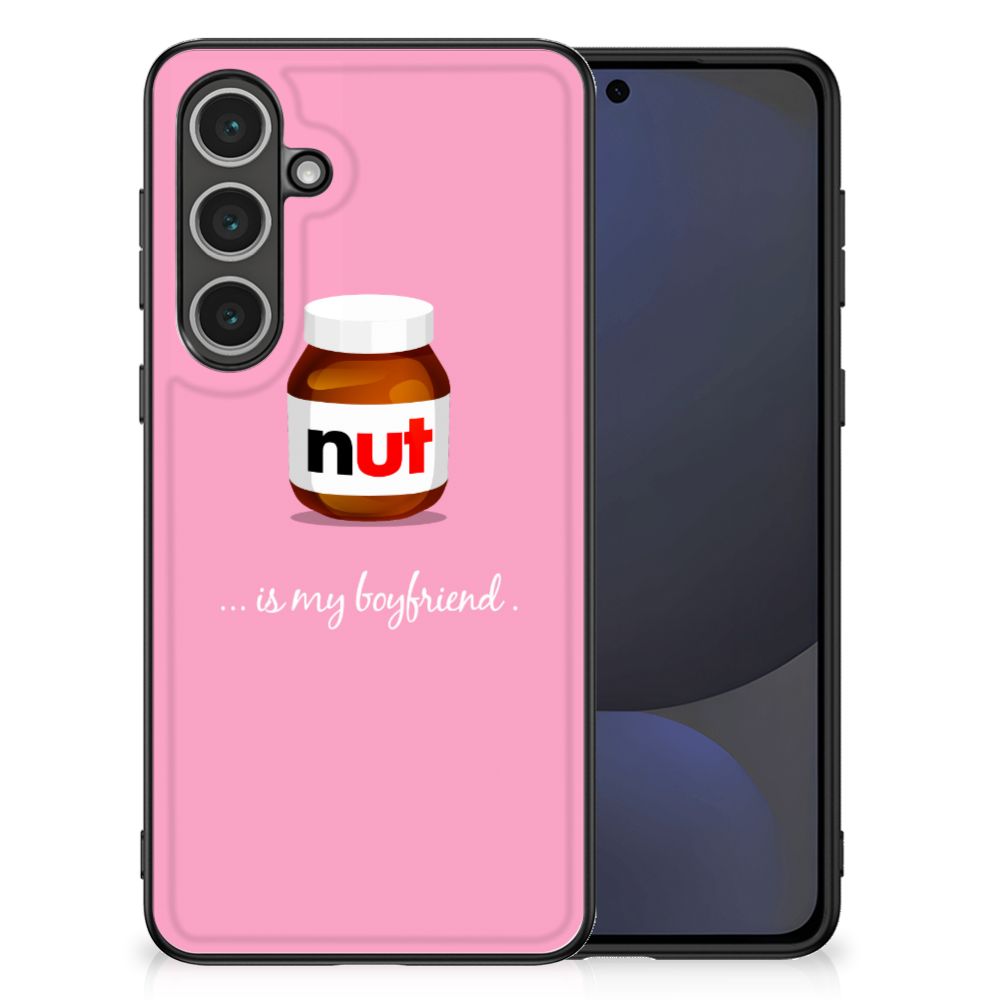 Samsung Galaxy S24 FE Back Cover Hoesje Nut Boyfriend eten drinken hoesje achterkant