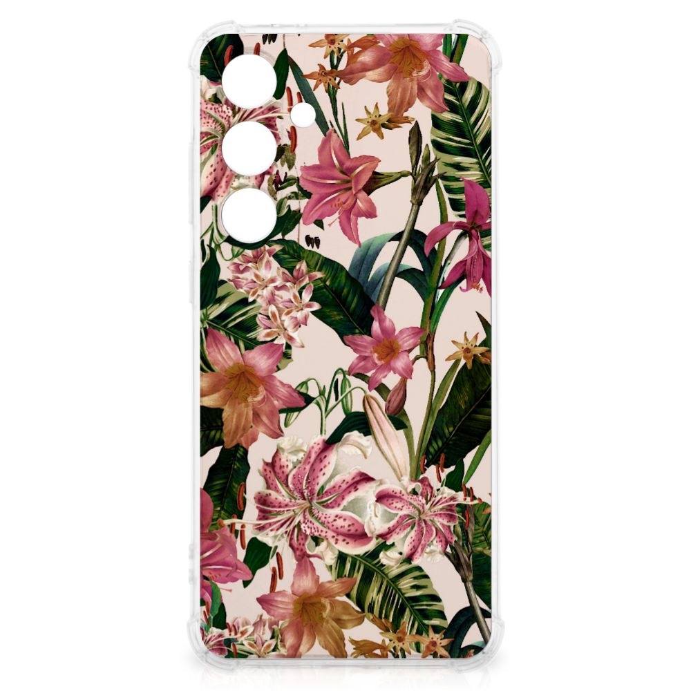 Samsung Galaxy S24 FE Case Flowers bloemen ontwerp voorkant
