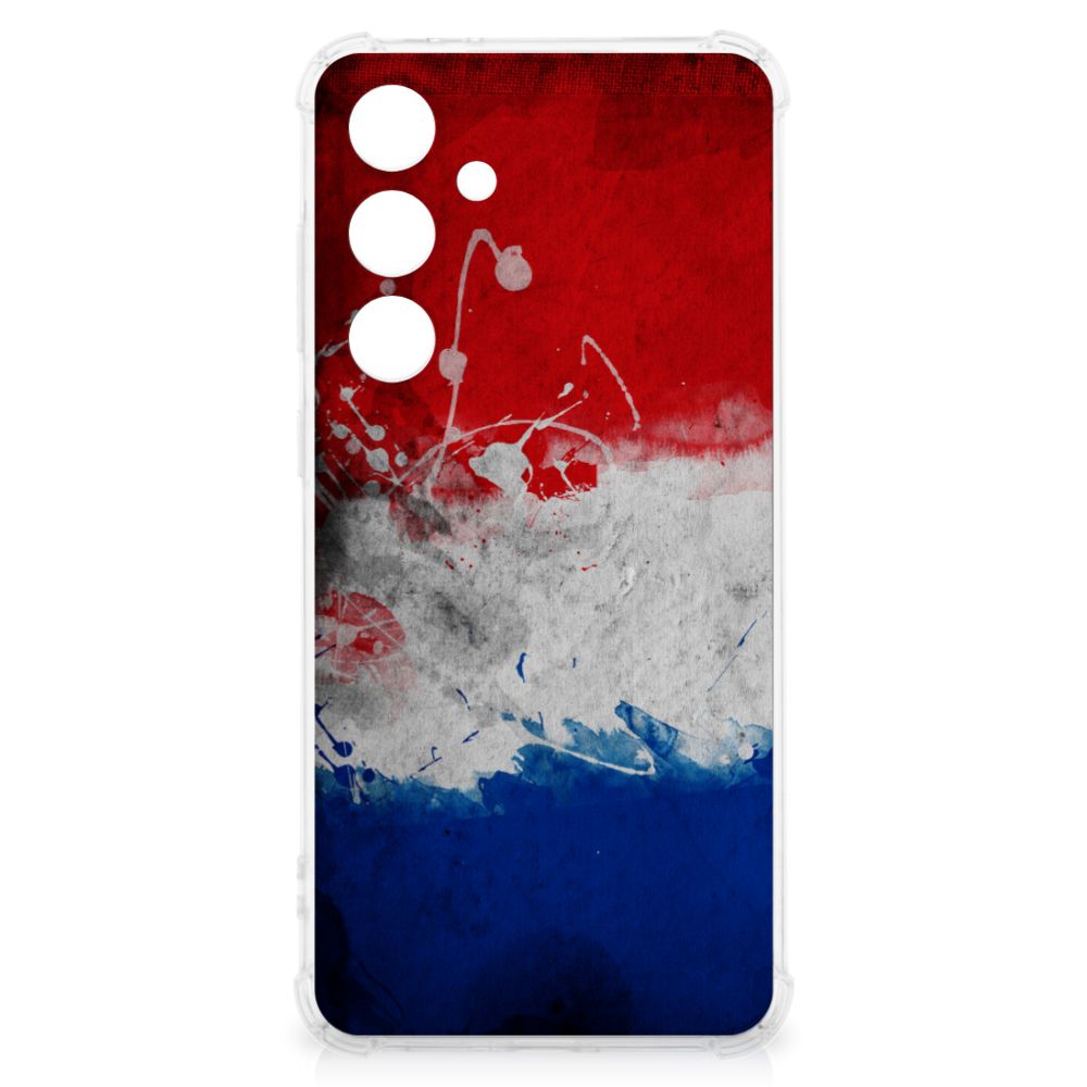 Samsung Galaxy S24 FE Cover Case Nederland Nederlandse Vlag design achteraanzicht
