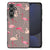 Samsung Galaxy S24 FE Dierenprint Telefoonhoesje Flamingo flamingo design achterkant