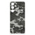 Samsung Galaxy S24 FE Doorzichtige Silicone Hoesje Army Light camouflaged ontwerp achteraanzicht