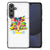 Samsung Galaxy S24 FE Hoesje Cat Color hoesje illustraties kat voorkant