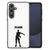 Samsung Galaxy S24 FE Hoesje Floss back cover illustraties zwart