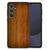 Samsung Galaxy S24 FE Houten Print Telefoonhoesje Donker Hout back cover houten print bruin